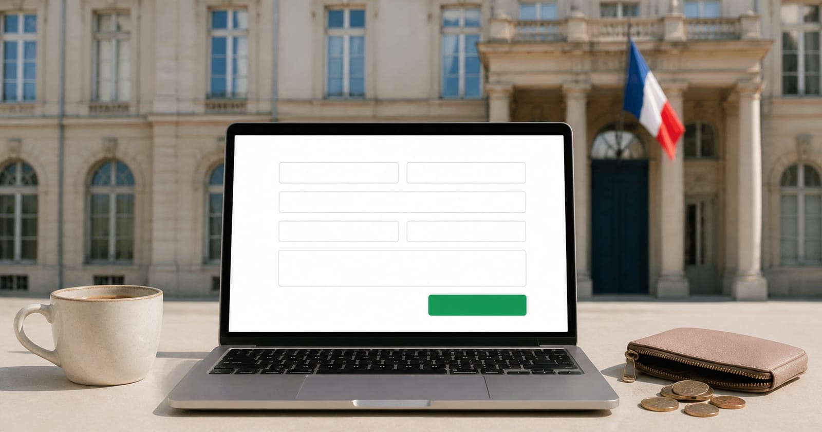 Un candidat s’inscrit en ligne à une session d’examen de français dans un centre agréé