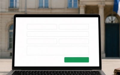 Un candidat s’inscrit en ligne à une session d’examen de français dans un centre agréé
